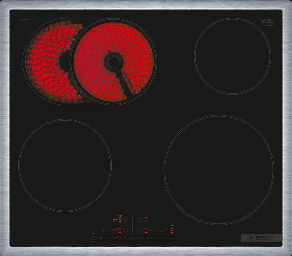 Электрическая варочная панель BOSCH PKB645FB2R